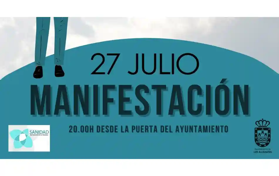 Manifestación en Los Alcázares para pedir un Centro de Salud 24 horas