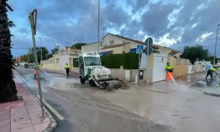 Las lluvias dejan en Los Alcázares acumulados de 130 litros