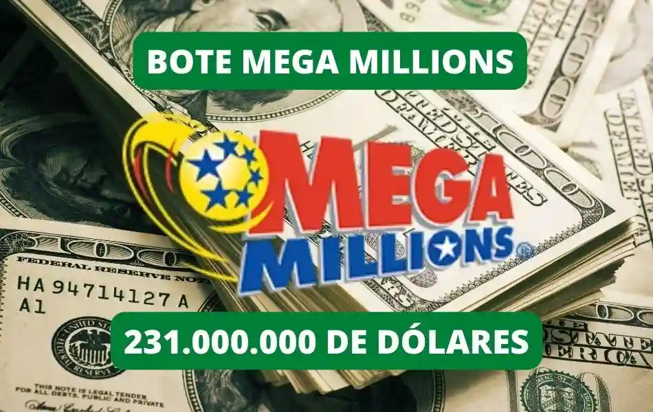 Mega Millions online bote 231 millones