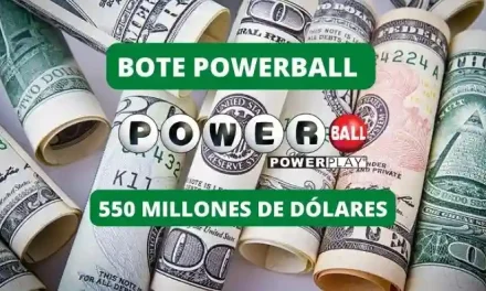 Bote PowerBall 550 millones