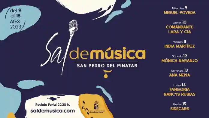 Programa Festival Sal de Música 2023 San Pedro del Pinatar