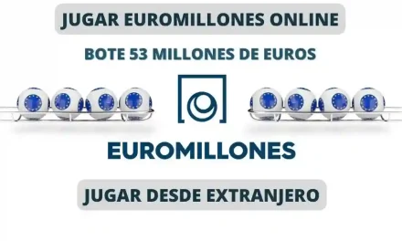 Jugar Euromillones desde el extranjero bote 53 millones