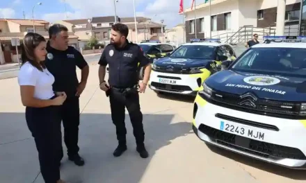 La Policía Local de San Pedro del Pinatar recibe cuatro nuevos vehículos