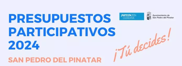Presupuestos Participativos 2024 San Pedro del Pinatar