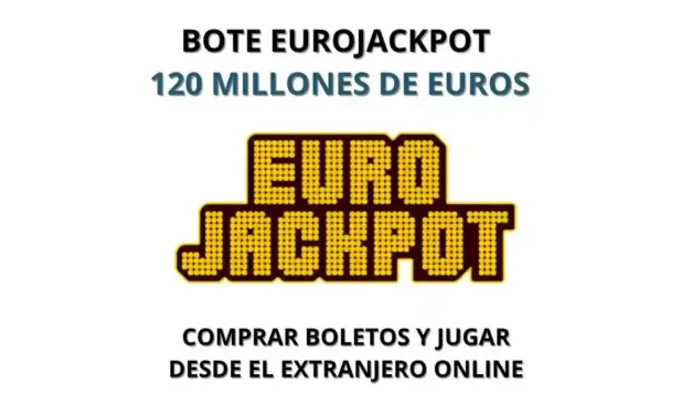 Jugar Eurojackpot online bote 120 millones de euros