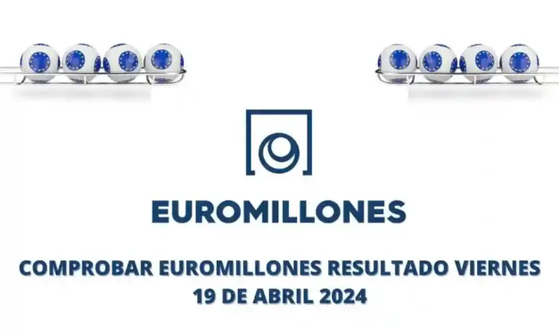 Comprobar Euromillones resultados hoy viernes 19 de abril 2024