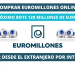 Jugar Euromillones online desde el extranjero bote 120 millones