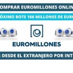 Jugar Euromillones online desde el extranjero bote 166 millones